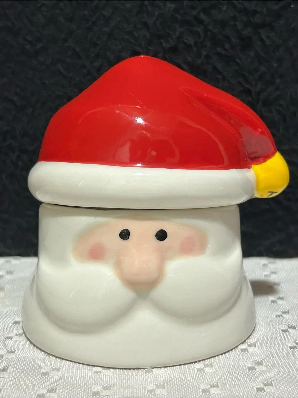 Jingle Bell Santa Salt & Pepper Shakers Christmas Holiday Tableware